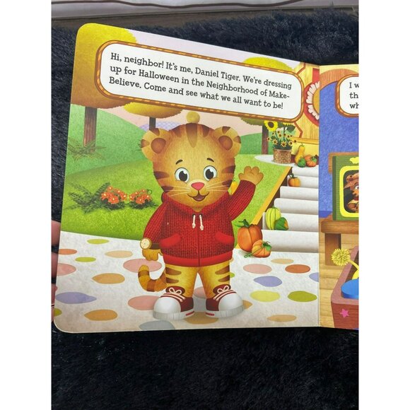 Happy Halloween Daniel Tiger Lift-The-Flap Board Book For Kids By Angela C. Sant - Picture 3 of 7